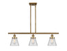 Innovations - 916-3I-BB-G62 - Three Light Island Pendant - Ballston - Brushed Brass