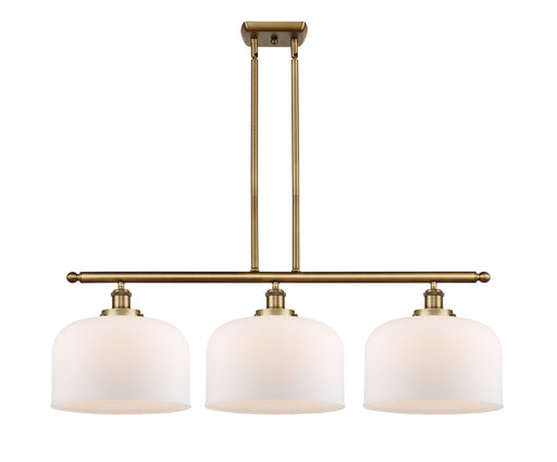 Innovations - 916-3I-BB-G71-L - Three Light Island Pendant - Ballston - Brushed Brass