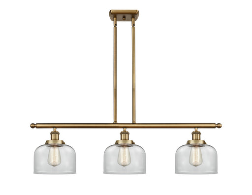 Innovations - 916-3I-BB-G72 - Three Light Island Pendant - Ballston - Brushed Brass