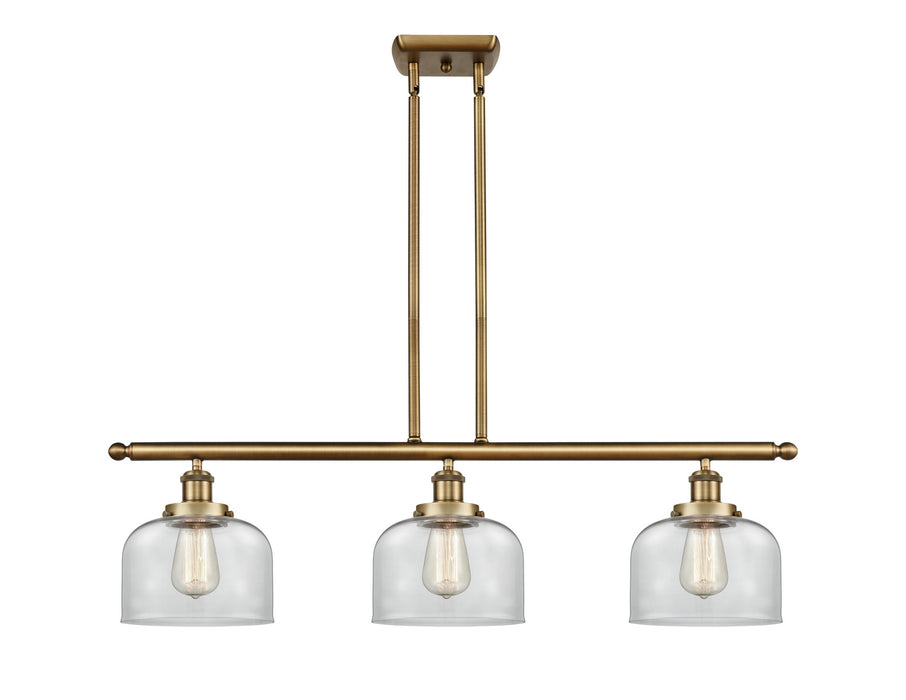 Innovations - 916-3I-BB-G72 - Three Light Island Pendant - Ballston - Brushed Brass