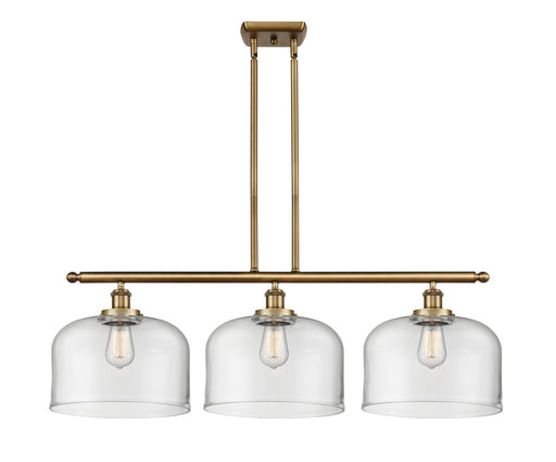 Innovations - 916-3I-BB-G72-L - Three Light Island Pendant - Ballston - Brushed Brass