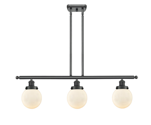 Innovations - 916-3I-BK-G201-6 - Three Light Island Pendant - Ballston - Matte Black