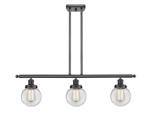 Innovations - 916-3I-BK-G202-6 - Three Light Island Pendant - Ballston - Matte Black