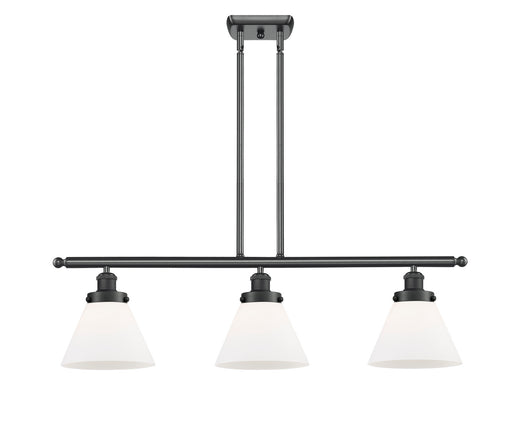 Ballston Urban Three Light Island Pendant Matte Black