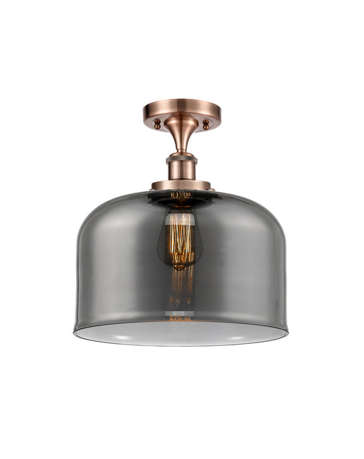 Innovations - 916-1C-AC-G73-L - One Light Semi-Flush Mount - Ballston - Antique Copper