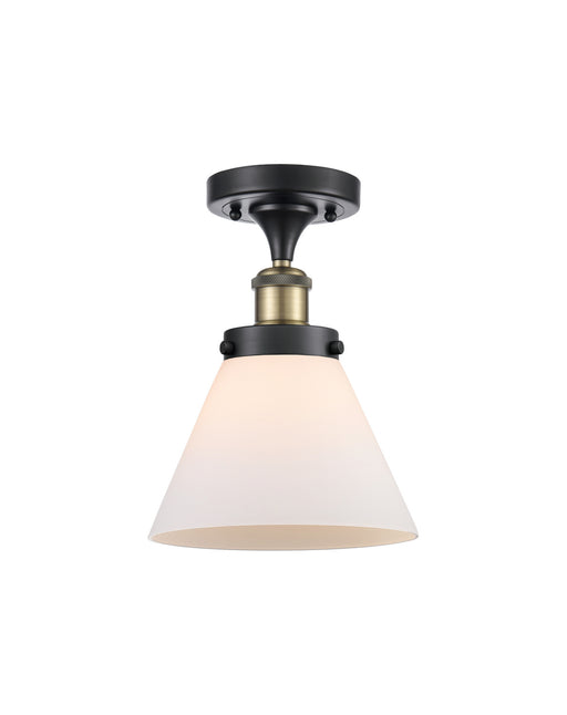 Innovations - 916-1C-BAB-G41 - One Light Semi-Flush Mount - Ballston - Black Antique Brass