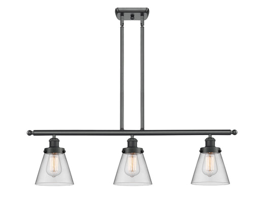 Ballston Urban Three Light Island Pendant Matte Black