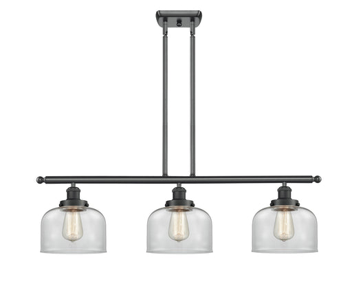 Ballston Urban Three Light Island Pendant Matte Black
