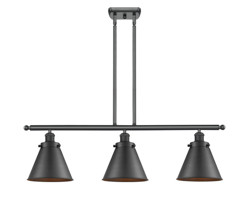 Innovations - 916-3I-BK-M13 - Three Light Island Pendant - Ballston - Matte Black