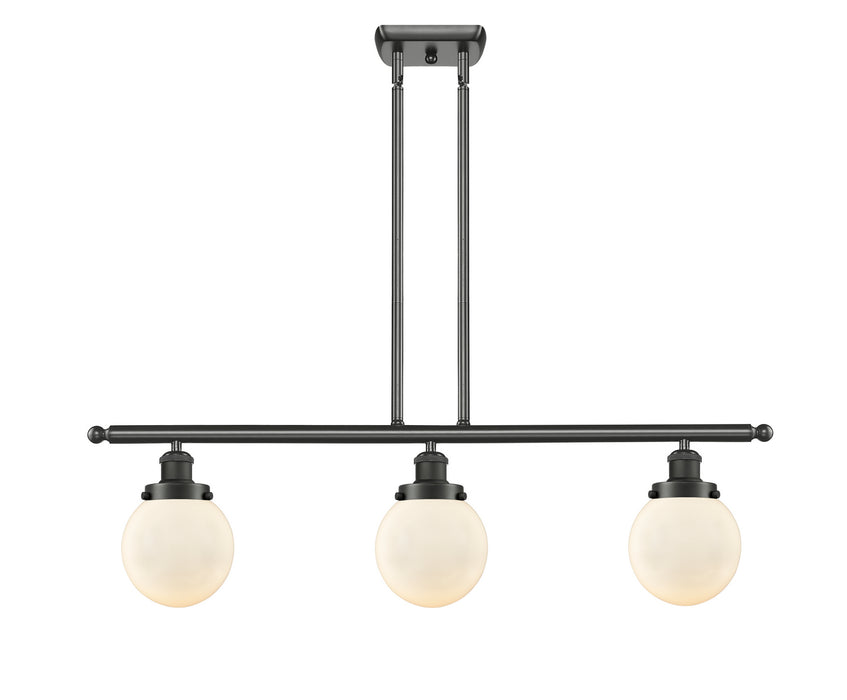 Innovations - 916-3I-OB-G201-6 - Three Light Island Pendant - Ballston - Oil Rubbed Bronze