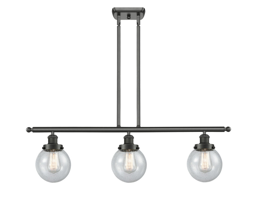 Innovations - 916-3I-OB-G204-6 - Three Light Island Pendant - Ballston - Oil Rubbed Bronze