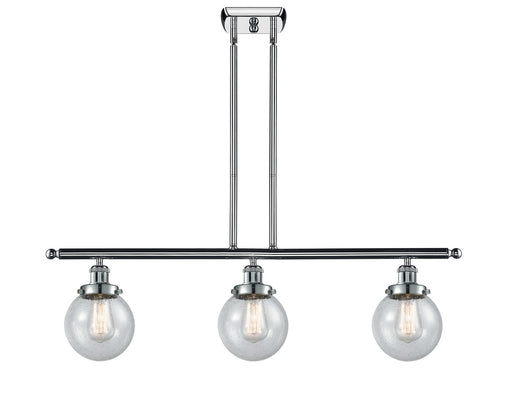 Innovations - 916-3I-PC-G204-6 - Three Light Island Pendant - Ballston - Polished Chrome