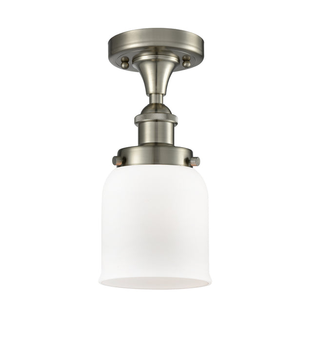 Innovations - 916-1C-SN-G51 - One Light Semi-Flush Mount - Ballston - Brushed Satin Nickel