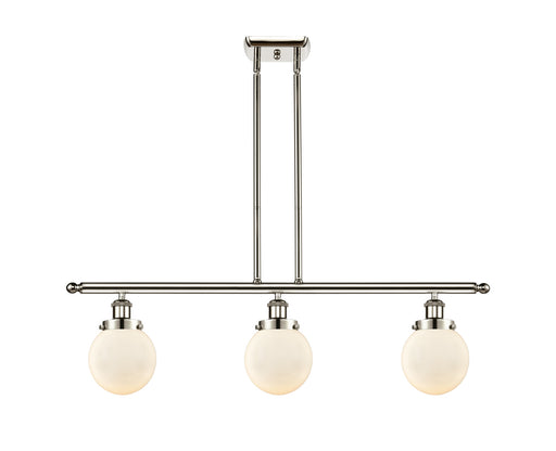 Ballston Urban Three Light Island Pendant Polished Nickel