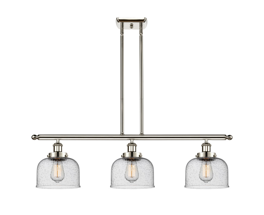 Innovations - 916-3I-PN-G74 - Three Light Island Pendant - Ballston - Polished Nickel