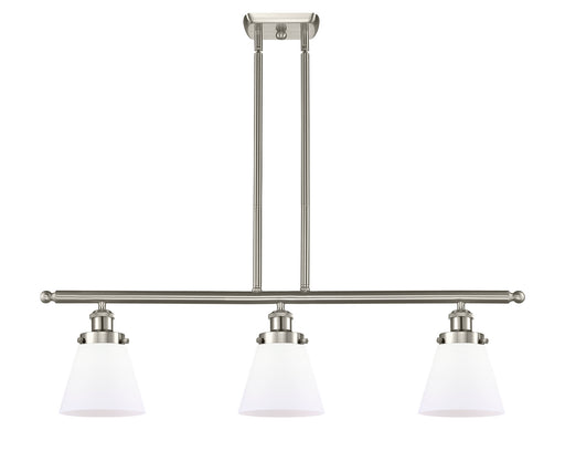 Ballston Urban Three Light Island Pendant Brushed Satin Nickel