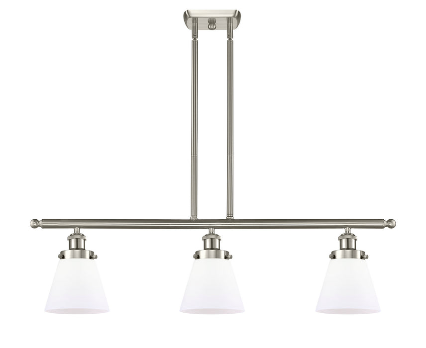 Innovations - 916-3I-SN-G61 - Three Light Island Pendant - Ballston - Brushed Satin Nickel