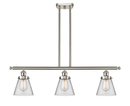 Innovations - 916-3I-SN-G62 - Three Light Island Pendant - Ballston - Brushed Satin Nickel