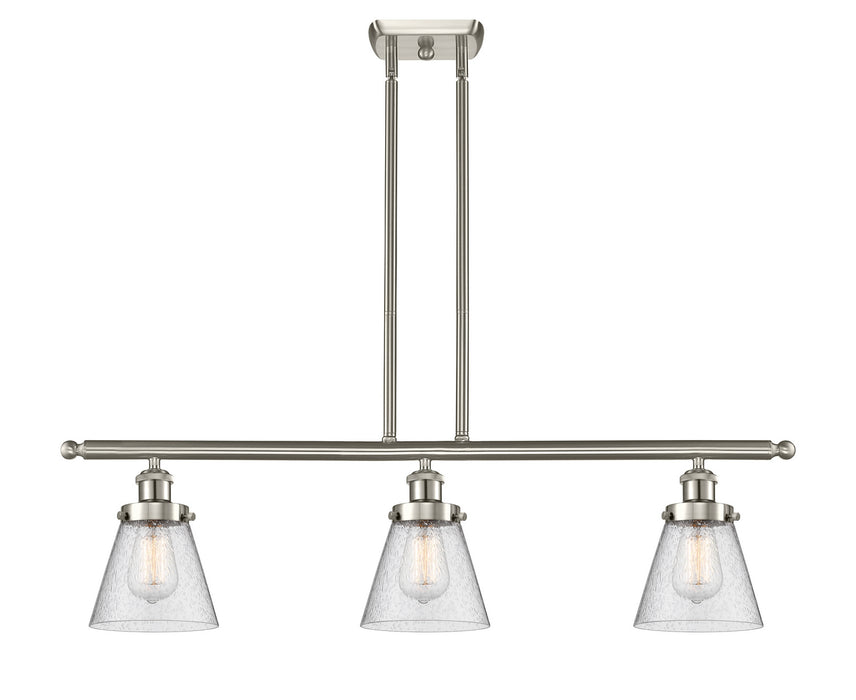 Innovations - 916-3I-SN-G64 - Three Light Island Pendant - Ballston - Brushed Satin Nickel