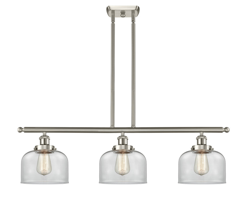 Innovations - 916-3I-SN-G72 - Three Light Island Pendant - Ballston - Brushed Satin Nickel