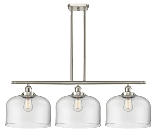 Ballston Urban Three Light Island Pendant Brushed Satin Nickel