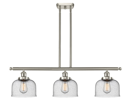 Innovations - 916-3I-SN-G74 - Three Light Island Pendant - Ballston - Brushed Satin Nickel