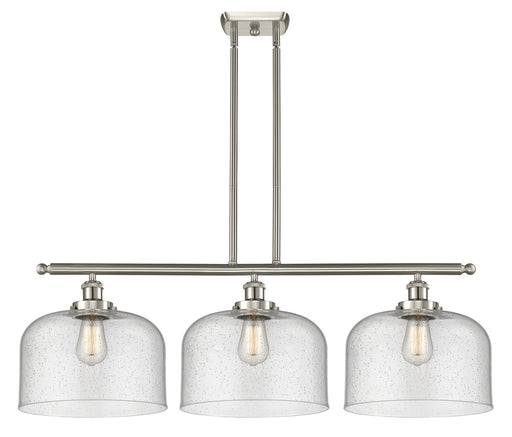 Innovations - 916-3I-SN-G74-L - Three Light Island Pendant - Ballston - Brushed Satin Nickel