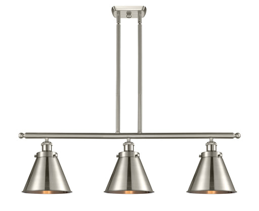 Innovations - 916-3I-SN-M13-SN - Three Light Island Pendant - Ballston - Brushed Satin Nickel