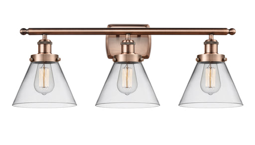 Ballston Urban Three Light Bath Vanity Antique Copper