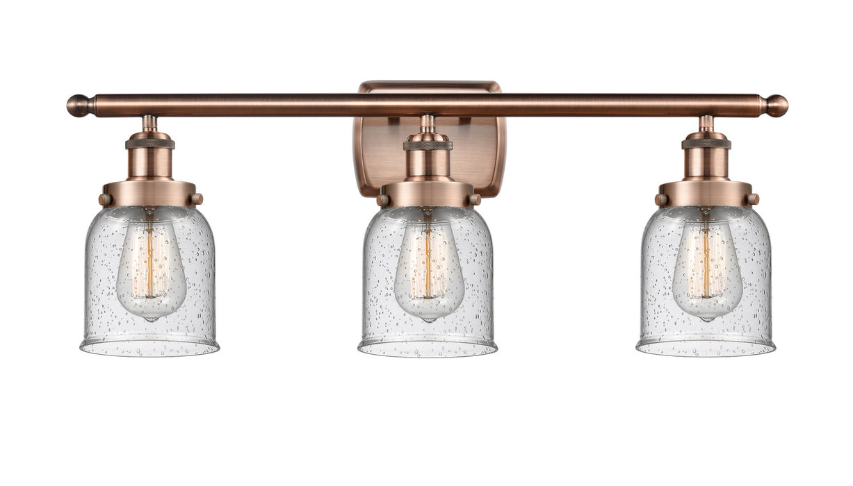 Innovations - 916-3W-AC-G54-LED - LED Bath Vanity - Ballston - Antique Copper