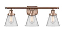 Innovations - 916-3W-AC-G62-LED - LED Bath Vanity - Ballston - Antique Copper