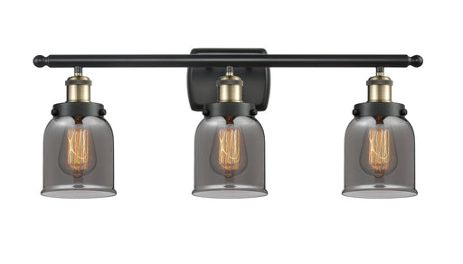 Ballston Urban Three Light Bath Vanity Black Antique Brass