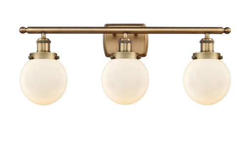 Innovations - 916-3W-BB-G201-6 - Three Light Bath Vanity - Ballston - Brushed Brass