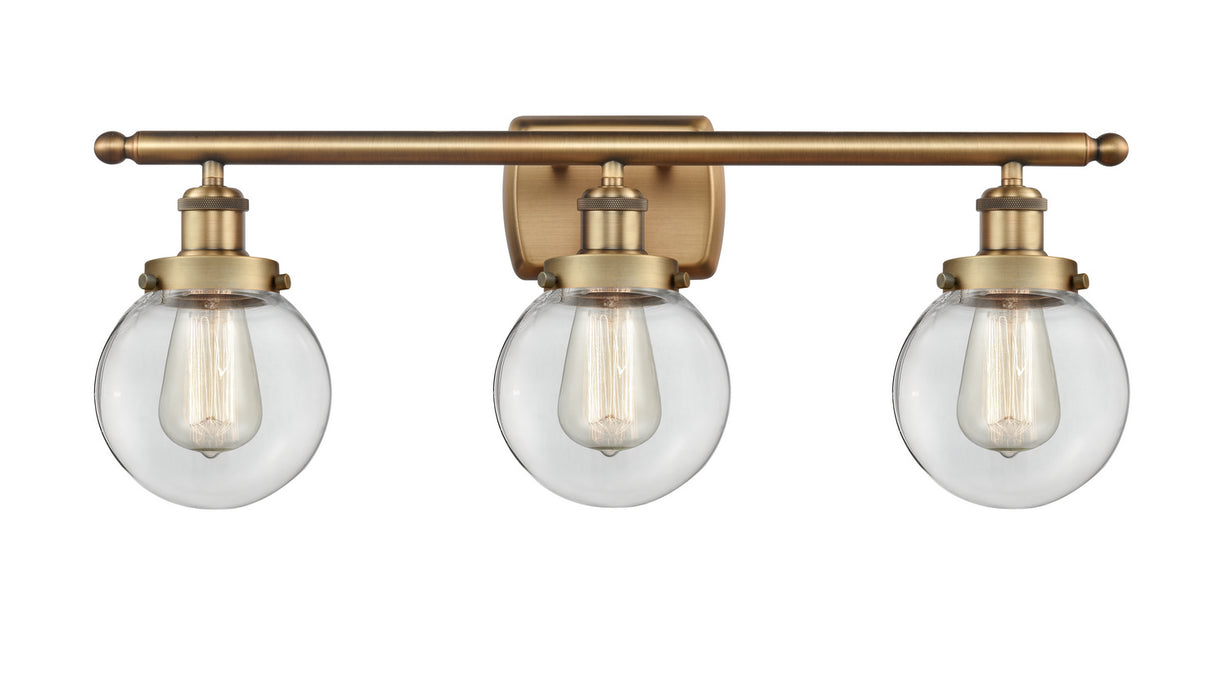 Innovations - 916-3W-BB-G202-6-LED - LED Bath Vanity - Ballston - Brushed Brass