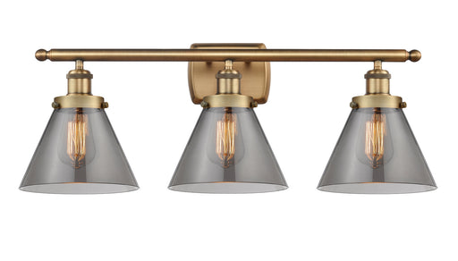Ballston Urban Three Light Bath Vanity Brushed Brass