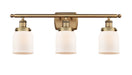 Innovations - 916-3W-BB-G51 - Three Light Bath Vanity - Ballston - Brushed Brass