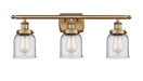 Innovations - 916-3W-BB-G52 - Three Light Bath Vanity - Ballston - Brushed Brass