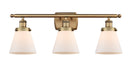 Innovations - 916-3W-BB-G61 - Three Light Bath Vanity - Ballston - Brushed Brass