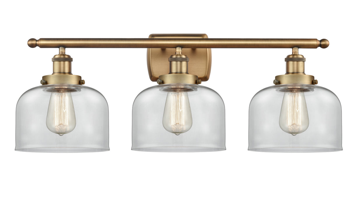 Innovations - 916-3W-BB-G72 - Three Light Bath Vanity - Ballston - Brushed Brass