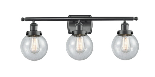 Innovations - 916-3W-BK-G204-6-LED - LED Bath Vanity - Ballston - Matte Black