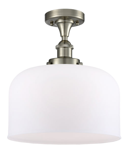 Innovations - 916-1C-SN-G71-L - One Light Semi-Flush Mount - Ballston - Brushed Satin Nickel