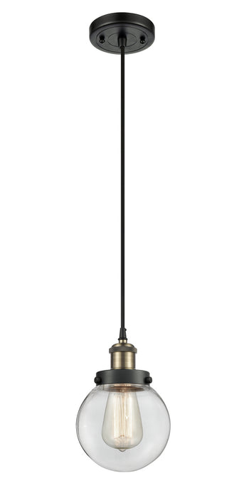 Innovations - 916-1P-BAB-G202-6 - One Light Mini Pendant - Ballston - Black Antique Brass
