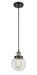 Innovations - 916-1P-BAB-G202-6 - One Light Mini Pendant - Ballston - Black Antique Brass