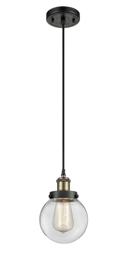 Innovations - 916-1P-BAB-G202-6-LED - LED Mini Pendant - Ballston - Black Antique Brass