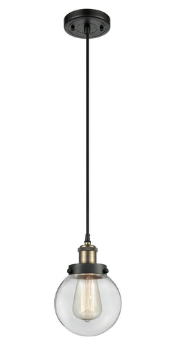 Ballston Urban LED Mini Pendant Black Antique Brass