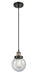 Innovations - 916-1P-BAB-G204-6 - One Light Mini Pendant - Ballston - Black Antique Brass