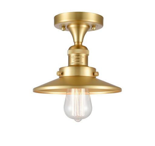 Innovations - 517-1CH-SG-M4 - One Light Semi-Flush Mount - Franklin Restoration - Satin Gold