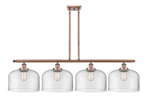 Innovations - 916-4I-AC-G72-L-LED - LED Island Pendant - Ballston - Antique Copper