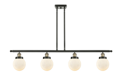 Innovations - 916-4I-BAB-G201-6 - Four Light Island Pendant - Ballston - Black Antique Brass