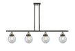 Innovations - 916-4I-BAB-G204-6-LED - LED Island Pendant - Ballston - Black Antique Brass